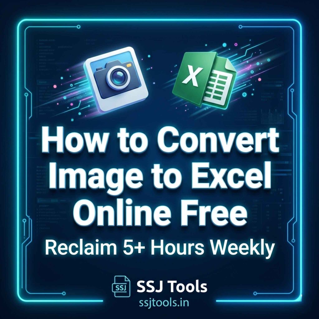 How to convert image to Excel online free