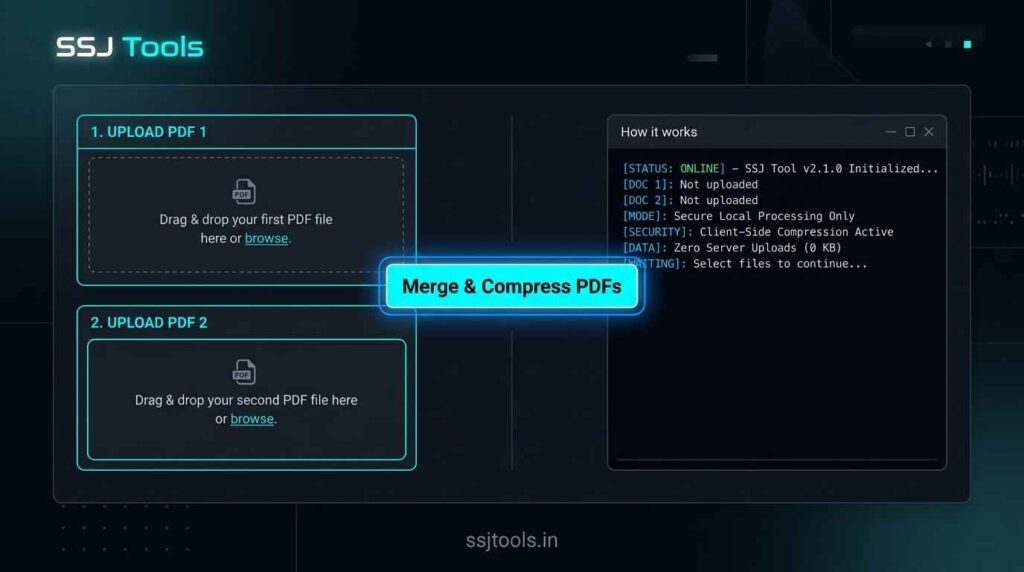 PDF Compressor & Merger