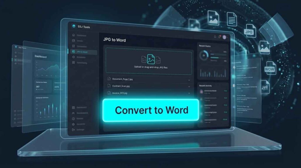 how to convert jpg to word