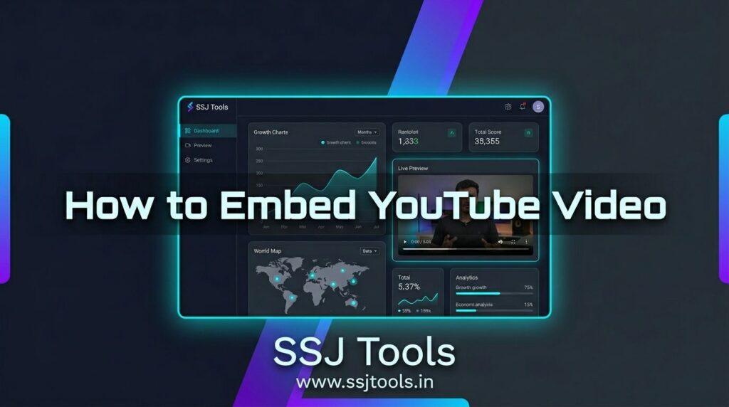 how to embed youtube video