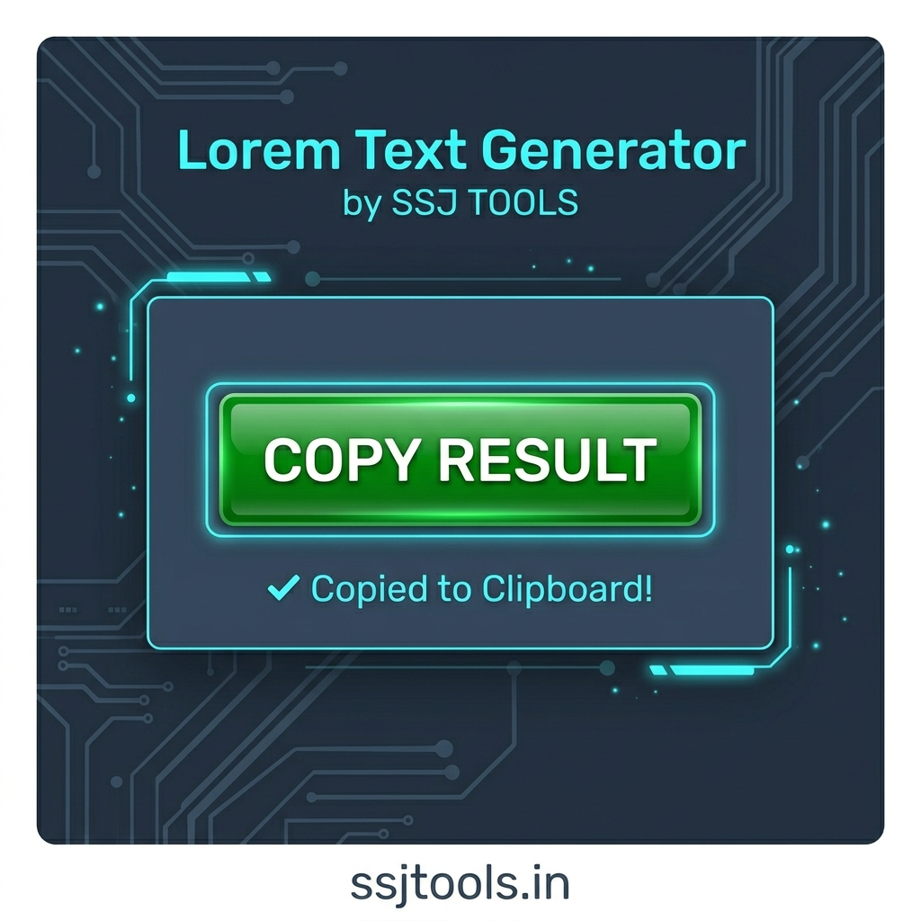 lorem ipsum text generator